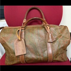Authentic Etro Vintage Duffle Bag